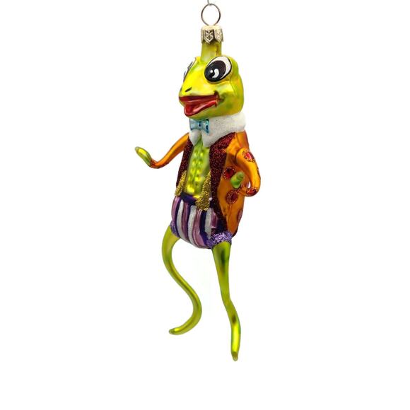 Slavic Treasures Mr Happy Hoppy Frog Halloween Tree Ornament 99-146-A-FB - Picture 2 of 8